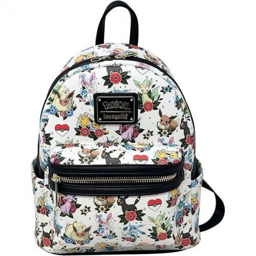 Reppu: Loungefly - Pokemon Pokeball Heart, Black & White