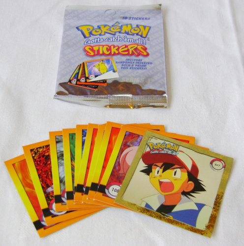 Tarra: Pokemon: Series 1 - Stickers (1999) (10 Pokemon tarraa)