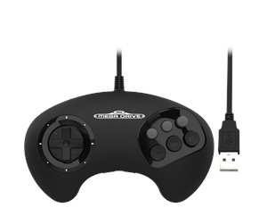 Retro-Bit: Sega MegaDrive - Big6 Wired Gamepad USB