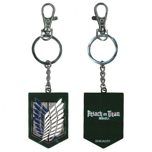 Avaimenper�: Attack On Titan - Logo, Metallic