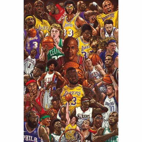 Juliste: Basketball - Superstars