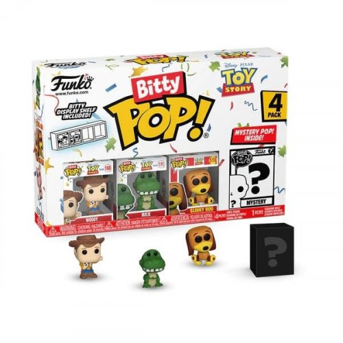 Funko Bitty Pop!: Toy Story - Woody, 4-pack (2,5cm)