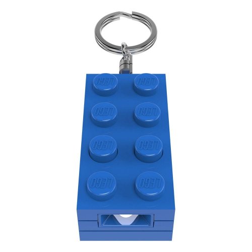 Lego Minifigures Light-up Keychain Stone Blue 8 Cm