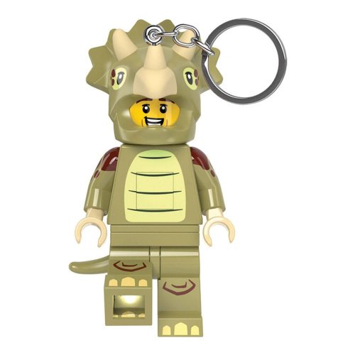 Lego Minifigures Light-up Keychain Triceratops Costume 8 Cm
