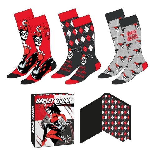 Sukat: Dc Comics - Harley Quinn, 3-pack (36-43)