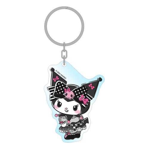 Avaimenper�: Sanrio - Pink Black Party Series Acrylic Kuromi