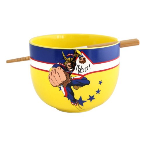 Kulho: My Hero Academia - All Might, Ramen Bowl w Chopsticks