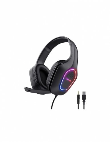 Trust: GXT416 Zirox Led Headset - Black