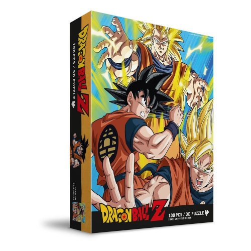 Palapeli: Dragon Ball Z - Goku Saiyan, With 3D-effect (100)