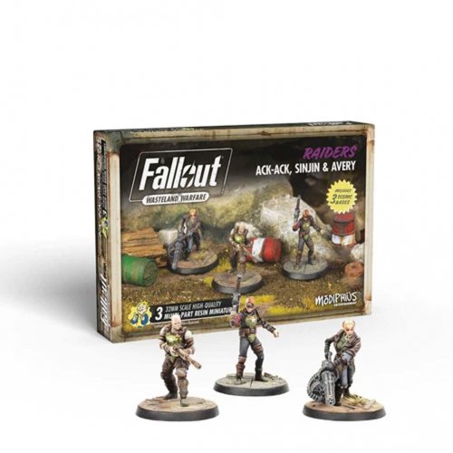 Fallout Wasteland Warfare: Ack Ack, Sinjin & Avery