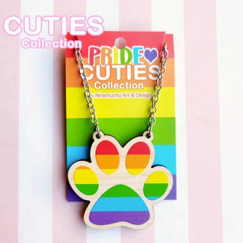 Kaulakoru: Cuties Pride - Rainbow Paw (5cm) (Niramuchu)