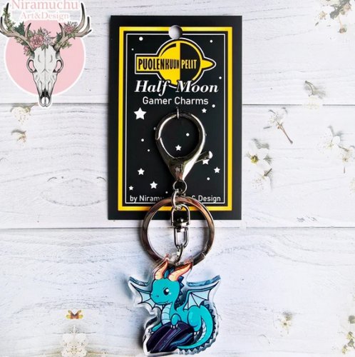 Avaimenper�: Gamer Dragons - PC Gamer (4cm) (Niramuchu)