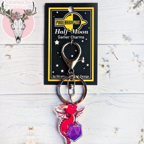 Avaimenper�: Gamer Dragons - Dice Gamer (4,5cm) (Niramuchu)