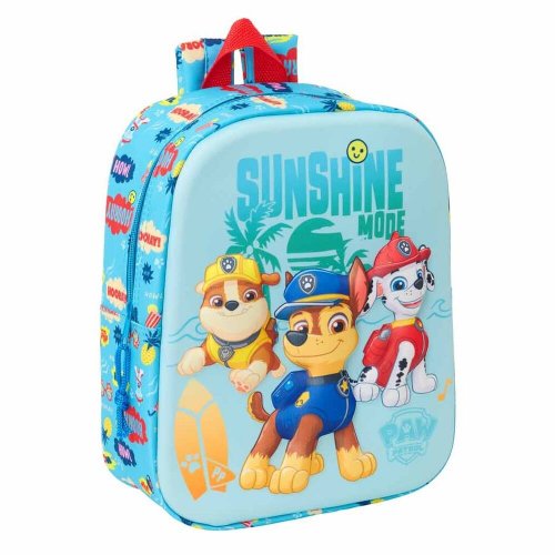 Reppu: Paw Patrol - Kindergarten, 3D (27cm)