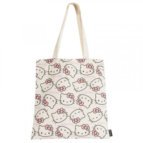 Laukku: Hello Kitty - White Shopping Bag