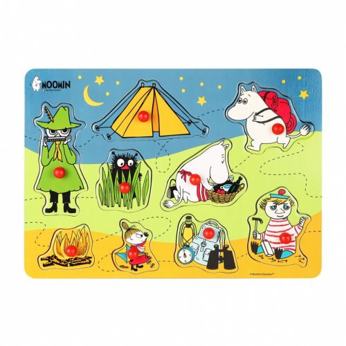 Nuppipalapeli: Moomin - Peg Puzzle Camping