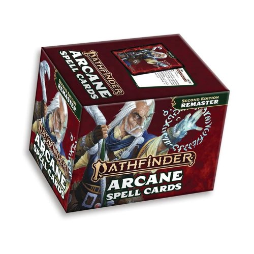 Pathfinder RPG 2nd Edition: Arcane Spell Cards (Remastered)