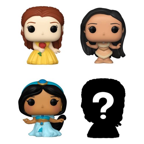 Funko Bitty Pop!: Disney Princesses - Belle, 4-pack (2,5cm)