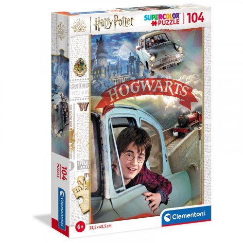 Palapeli: Harry Potter - Hogwarts, Supercolor (104)