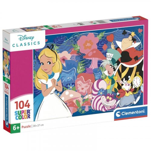 Palapeli: Disney Classics - Alice In Wonderland, Supercolor(104)