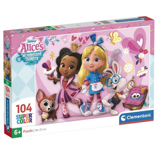 Palapeli: Disney - Alice Wonderland Bakery, Supercolor (104)