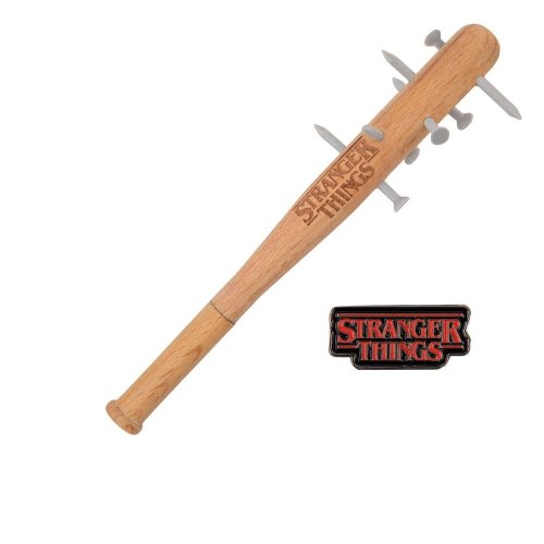 Kyn�: Stranger Things Spiked Bat Pen & Stranger Things Pin
