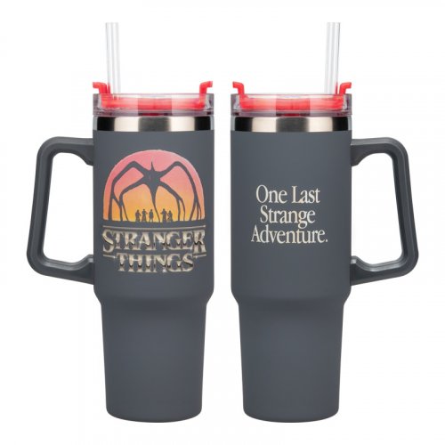 Muki: Stranger Things 5 - Drinking Cup With Straw (900ml)