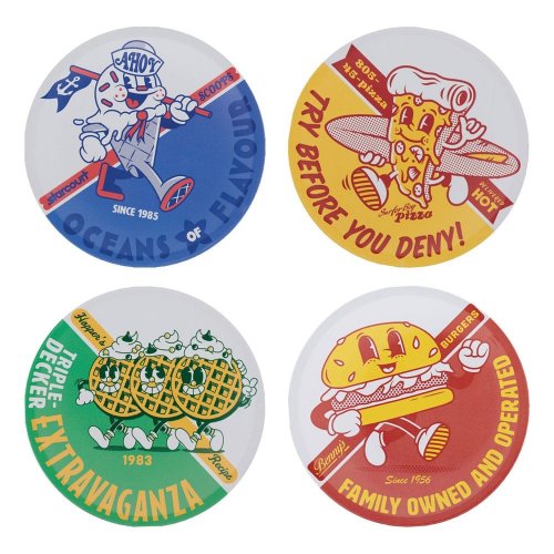 Lasinalunen: Stranger Things - Coaster 4-pack
