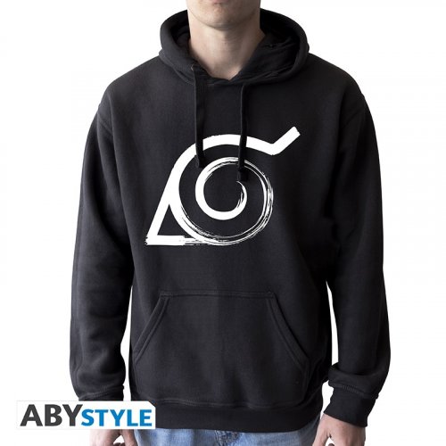 Huppari: Naruto Shippuden - Konoha Man, Without Zip Black (M)