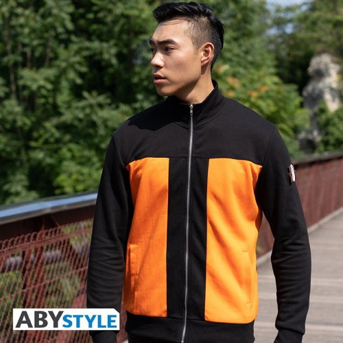 Takki: Naruto Shippuden - Naruto, Replica Men Orange/Black (XL)