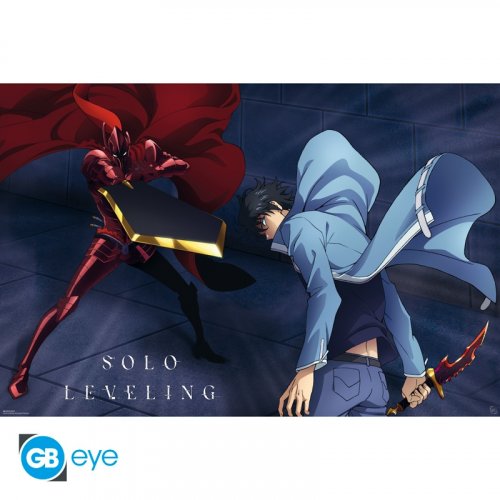 Juliste: Solo Leveling - Jinwoo Vs Igris (91.5x61cm)