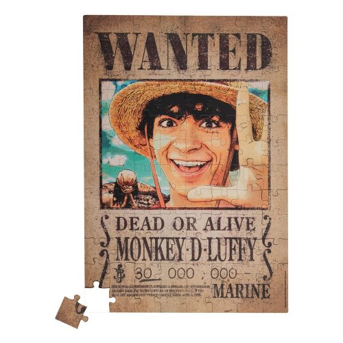Palapeli: One Piece - Wanted Luffy, Magnetic (250)