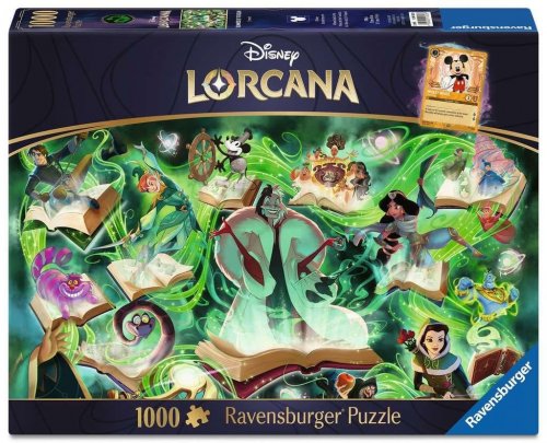 Palapeli: Disney Lorcana - Glimmers Of The Realm Emerald (1000)