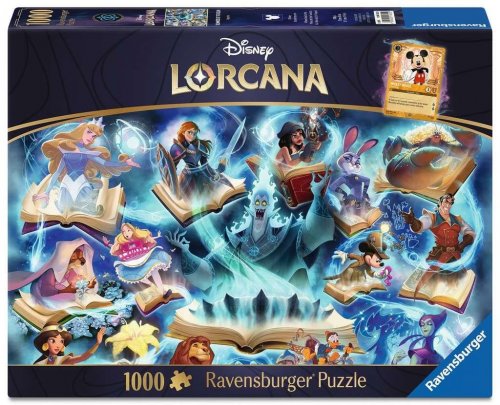 Palapeli: Disney Lorcana - Glimmers Of The Realm Sapphire (1000)