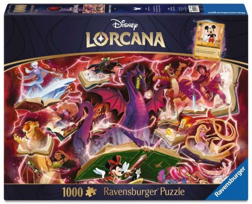 Palapeli: Disney Lorcana - Glimmers Of The Realm Ruby (1000)