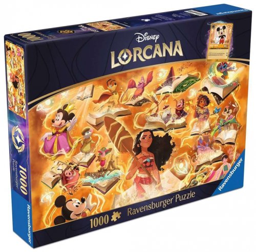 Palapeli: Disney Lorcana - Glimmers Of The Realm Amber (1000)