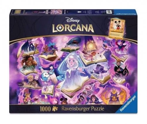 Palapeli: Disney Lorcana - Glimmers Of The Realm Amethyst (1000)