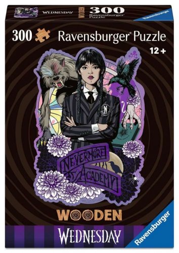Palapeli: Wednesday - Wednesday Addams, Wooden (300)