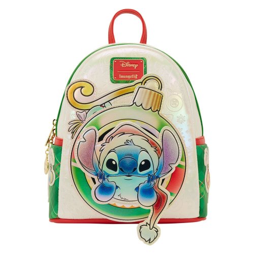 Reppu: Loungefly Disney - Stitch Holiday (26cm)