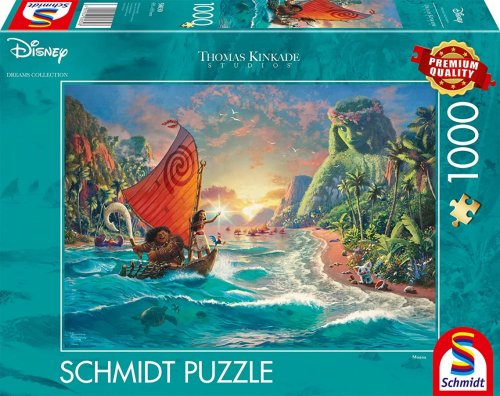 Palapeli: Thomas Kinkade: Disney Vaiana Moana (1000)