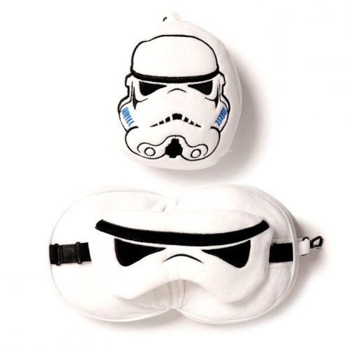 Matkasetti: Relaxeazzz - Stormtrooper Travel Pillow + Eye Mask