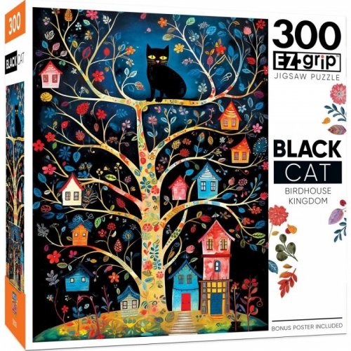 Palapeli: Black Cats - Birdhouse Kingdom (XXL Pieces) (300)