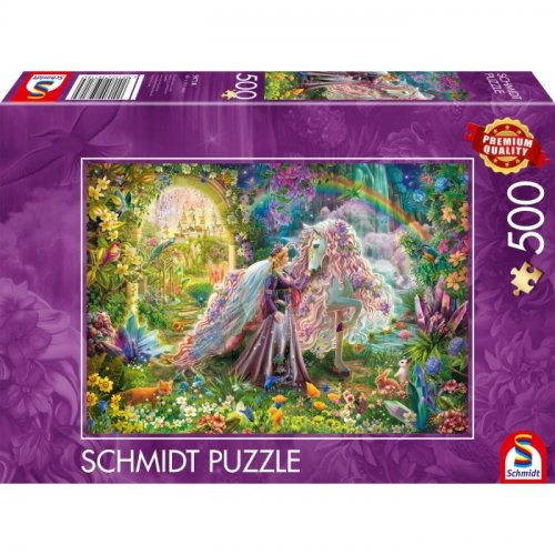 Palapeli: Dream Journey With A Unicorn (500)