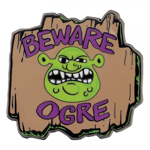 Pinssi: Shrek - Beware Ogre