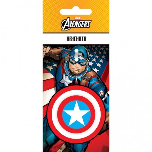 Avaimenper�: Captain America - Shield, Spinner