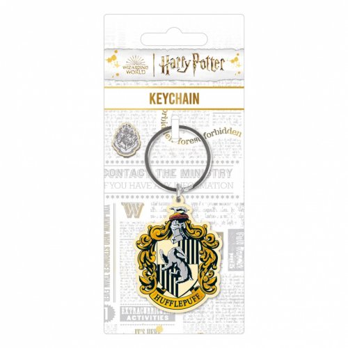 Avaimenper�: Harry Potter - Colourful Crest Hufflepuff