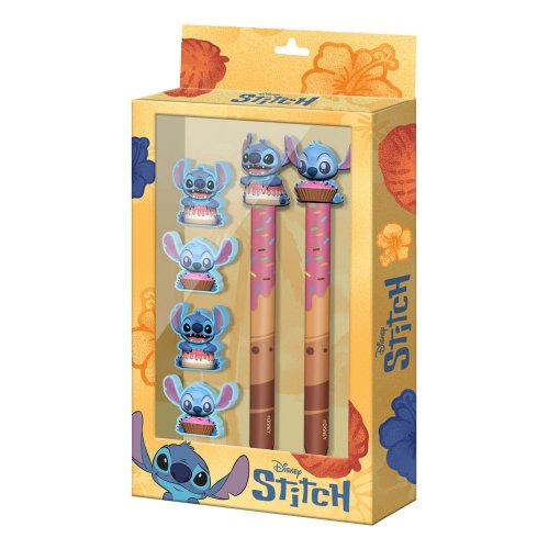 Kirjoitustarvikesetti: Lilo & Stitch - Cakes (6-pack)