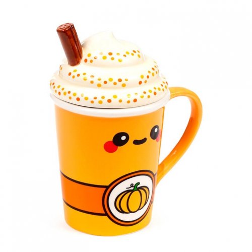 Matkamuki: Foodiemals - Latte Pumpkin With Lid (325ml)