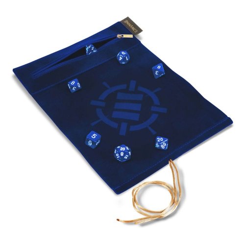 Enhance: Tabletop - Roll On, A Scroll Bag With Dice (Blue)