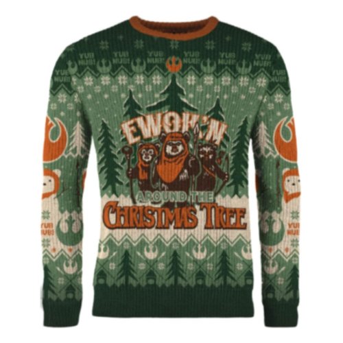 Star Wars Christmas Sweater Ewokn Around The Christmas Tree  Size Xl